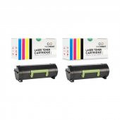 TKPrint Lexmark MX517 MX517DE 51B5000 Siyah 2 Adet Muadil Toner 2500 Sayfa - 2