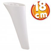 Lüks Mobilya Kanepe Sehpa TV Ünitesi Koltuk Ayağı 18 cm Beyaz Baza Ayak - 1