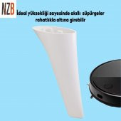 Lüks Mobilya Kanepe Sehpa TV Ünitesi Koltuk Ayağı 18 cm Beyaz Baza Ayak - 5