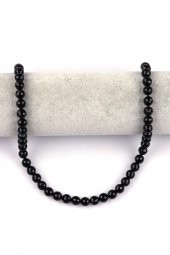 Oniks Doğal Taş Dizi 8 mm Fasetli Küre Kesim thumbnail 2