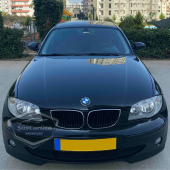 BMW E87 1 Serisi Makyajsız Kasa 2004-2009 Uyumlu Batman Yarasa Ayna Kapağı Piano Black ABS Plastik - 1