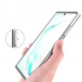 Samsung Galaxy Note 20 Ultra Kılıf Space Seri Lux Silikon Şeffaf Kapak - 4
