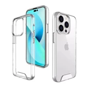 iPhone 14 Pro Max Kılıf Space Seri Lux Silikon Şeffaf Kapak - 1