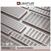 Menfez Oval Delikli Eloksal 61cmx07cm thumbnail 1