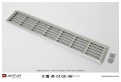 Plastik Menfez 47cmx07cm Mat Gri - 1