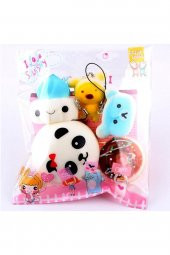5 Adet Squishy Mini Sürpriz Set - 130 Farklı Figürden 5li Karışık Set - 5