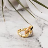 3 Renkli Gurmet 14 Ayar Altın Yüzük thumbnail 3