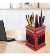 Dekoratif Metal Londra Telefon Kulübesi Kalemlik thumbnail 1