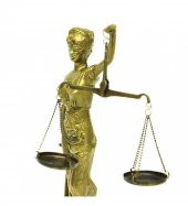 Adalet Kadını 10" Masaüstü Bronz Heykel - 4
