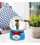 Romantik Sevgili Işıklı Kar Küresi 65cc thumbnail 1