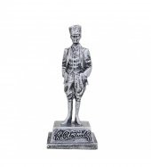 Atatürk Masaüstü İmzalı Biblo Gümüş HK2462 - 2