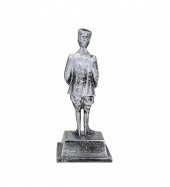 Atatürk Masaüstü İmzalı Biblo Gümüş HK2462 - 3