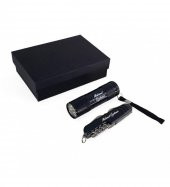 Kişiye Özel Hediyelik Set Led El Feneri ve 7 Fonksiyonlu Çakı HK2461 - 4