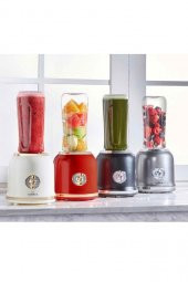 Retro Personal Kişisel Smoothie Blender Red - 2