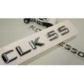 Benz CLK 55 Kompressor Bagaj Krom Metal 3M 3D Yazı Logo thumbnail 1