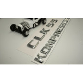Benz CLK 55 Kompressor Bagaj Krom Metal 3M 3D Yazı Logo thumbnail 4