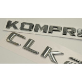 Benz CLK 200 Kompressor Bagaj Krom Metal 3M 3D Yazı Logo - 3