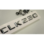 Benz CLK 230 Bagaj Krom Metal 3M 3D Yazı Logo thumbnail 1