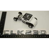 Benz CLK 230 Bagaj Krom Metal 3M 3D Yazı Logo thumbnail 5