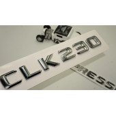 Benz CLK 230 Kompressor Bagaj Krom Metal 3M 3D Yazı Logo thumbnail 1