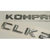 Benz CLK 230 Kompressor Bagaj Krom Metal 3M 3D Yazı Logo thumbnail 3
