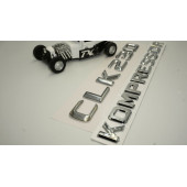 Benz CLK 230 Kompressor Bagaj Krom Metal 3M 3D Yazı Logo thumbnail 4