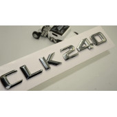 Benz CLK 240 Bagaj Krom Metal 3M 3D Yazı Logo - 1