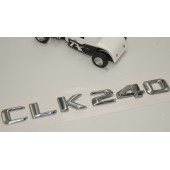Benz CLK 240 Bagaj Krom Metal 3M 3D Yazı Logo - 3