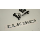 Benz CLK 320 Bagaj Krom Metal 3M 3D Yazı Logo thumbnail 2