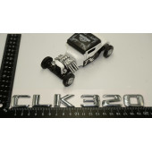 Benz CLK 320 Bagaj Krom Metal 3M 3D Yazı Logo thumbnail 5