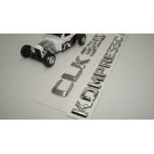 Benz CLK 320 Kompressor Bagaj Krom Metal 3M 3D Yazı Logo thumbnail 4