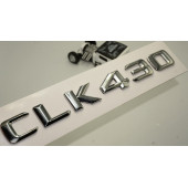 Benz CLK 430 Bagaj Krom Metal 3M 3D Yazı Logo - 1