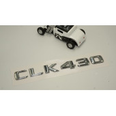 Benz CLK 430 Bagaj Krom Metal 3M 3D Yazı Logo - 2