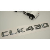 Benz CLK 430 Bagaj Krom Metal 3M 3D Yazı Logo - 3