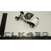 Benz CLK 430 Bagaj Krom Metal 3M 3D Yazı Logo - 5