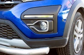 OMSA Dacia Sandero Stepway Krom Sis Far Çerçevesi 2 Parça 2021 ve Sonrası - 2
