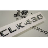 Benz CLK 430 Kompressor Bagaj Krom Metal 3M 3D Yazı Logo - 1