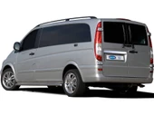 OMSA Mercedes Vito W639 Çift Kapılı Krom Bagaj Çıtası 2003-2014 Arası thumbnail 1