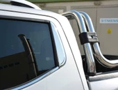 OMSA Nissan Navara Krom Arka Cam Direği Çıtası 2 Parça 2016 ve Sonrası - 3