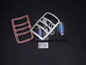 OMSA VW Caddy Krom Stop Çerçevesi 2 Parça 2003-2015 Arası - 4