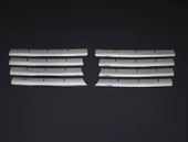 OMSA VW T5 Transporter Krom Ön Panjur 8 Parça 2003-2010 Arası thumbnail 1