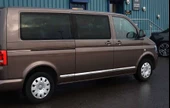 OMSA VW T5 Transporter Krom Yan Kapı Çıtası Tek Sürgü 5 Parça (Kısa Şasi) 2010-2023 Arası - 4
