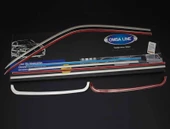 OMSA VW T5 Caravelle Krom Cam Çerçevesi 14 Parça Tek Sürgü Kısa Şase 2010 ve Sonrası thumbnail 4