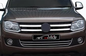 OMSA VW Amarok Krom Ön Tampon Çıtası 3 Parça 2010-2021 Arası - 5