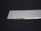 OMSA VW T6 Transporter Krom Arka Tampon Eşiği Tek Kapı Taşlı 2015 ve Sonrası - 5