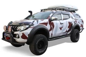 OMSA Mitsubishi L200 Amazon Yan Basamak Çap:76 Siyah 2006-2015 Arası - 1