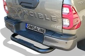 OMSA Toyota Hilux Arka Koruma Çap:76 Siyah 2015 ve Sonrası thumbnail 2