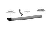OMSA VW T5 Transporter Arka Koruma Krom Boru Çap:60 Plastik Kapak 2003-2023 Arası - 5