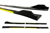 Universal Race Flaplı Marşpiyel Sarı Piano Black ABS - 1