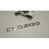 Benz CLS 200 Bagaj Krom Metal 3M 3D Yazı Logo thumbnail 2
